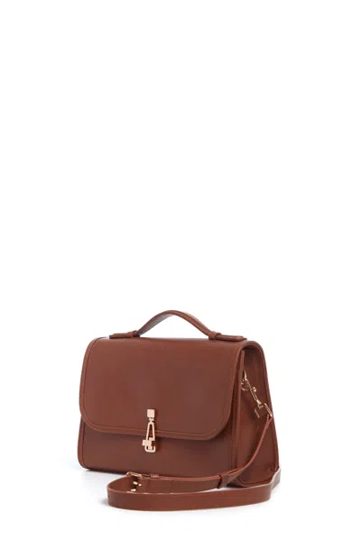 Gabriela Hearst Medium Leonora Bag In Cognac Leather In Cognac