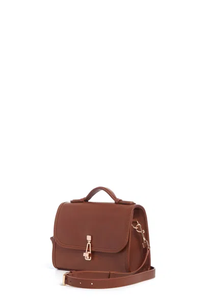 Gabriela Hearst Small Leonora Bag In Cognac Leather In Cognac