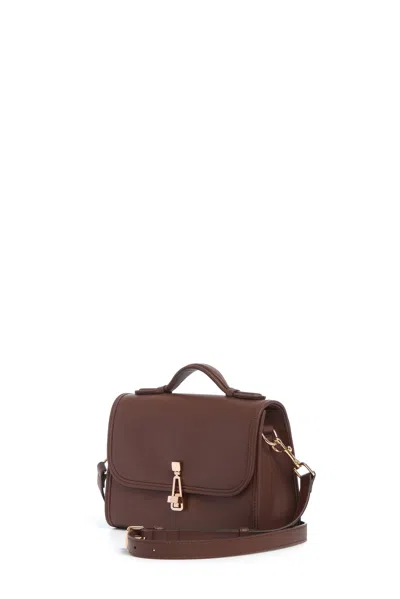 Gabriela Hearst Small Leonora Bag In Chocolate Leather In Chocolate