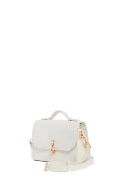 Gabriela Hearst Small Leonora Bag In Ivory Grained Leather In Ivory
