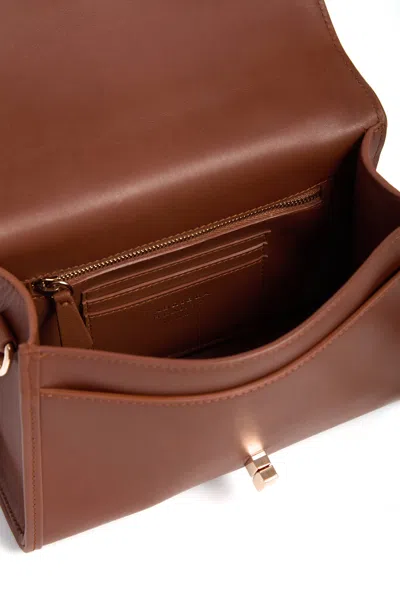 Gabriela Hearst Small Leonora Bag In Cognac Leather In Cognac