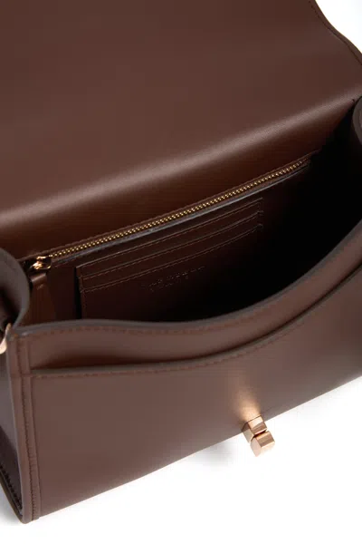 Gabriela Hearst Small Leonora Bag In Chocolate Leather In Chocolate