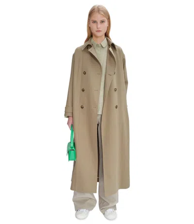 Apc Louise Trench Coat In Lzz - Black