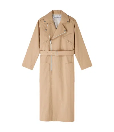 Apc Madame Recamier Trench Coat In Baa - Beige