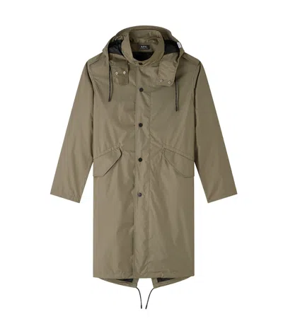 Apc Antonny Parka In Jab - Pale Khaki