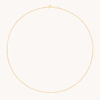 Astrid &amp; Miyu Bold Astrid Chain Necklace In Solid Gold