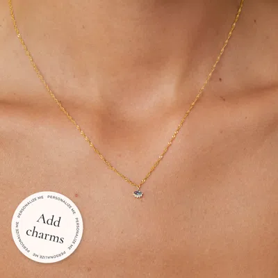Astrid &amp; Miyu Bold Astrid Chain Necklace In Solid Gold