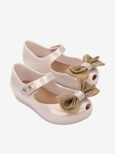 Mini Melissa Girls Ultragirl Sweet Xii Shoes In Ivory