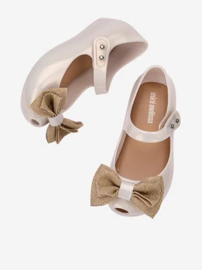 Mini Melissa Girls Ultragirl Sweet Xii Shoes In Ivory