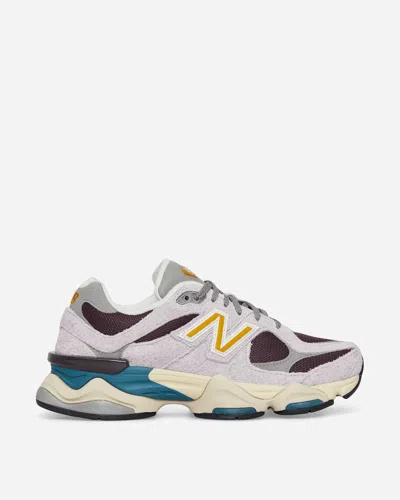 NEW BALANCE 9060 SNEAKERS TARO / PLUM BROWN 