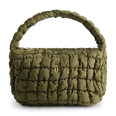 Ful Quilted Slouchy Handbag In Green