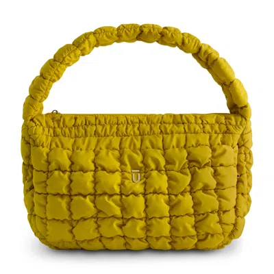 Ful Quilted Slouchy Handbag In Yellow