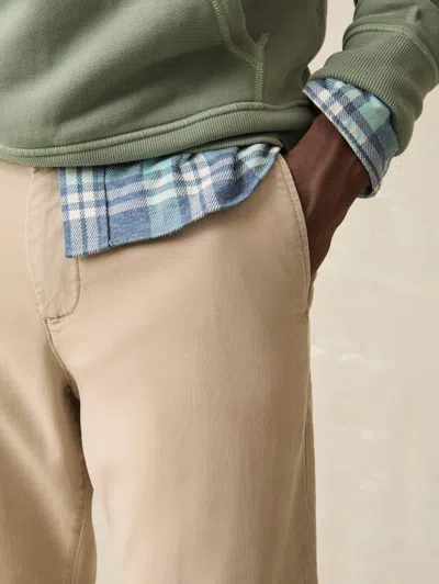 Faherty Coastline Chino Pants In Utility Khaki