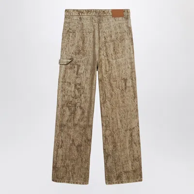 1989 Studio Denim Flock Carpenter Pants Camo