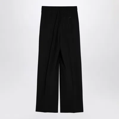 Department Five Misa Blue Navy Cotton Wide Trousers