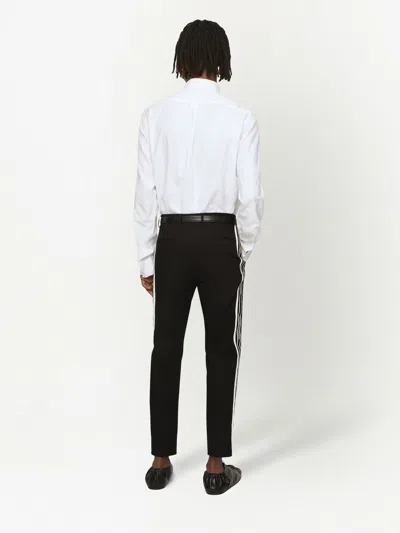 Dolce & Gabbana White Cotton Long Sleeves Formal Shirt In White