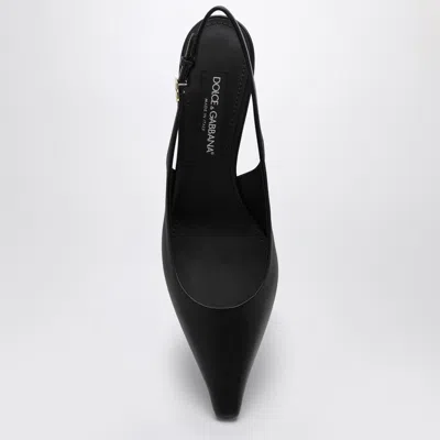 Dolce & Gabbana Tortoiseshell-print Patent Leather Slingbacks