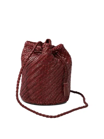 Shop Dragon Diffusion "pompom Double Jump" Bucket Bag