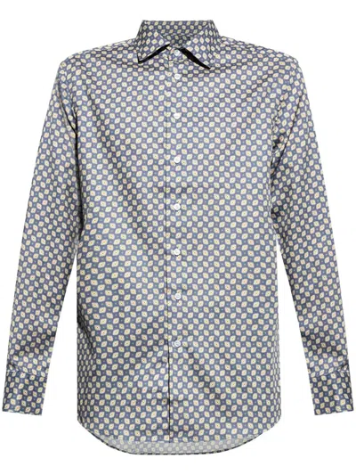 Shop Etro Shirt With Abstract Print