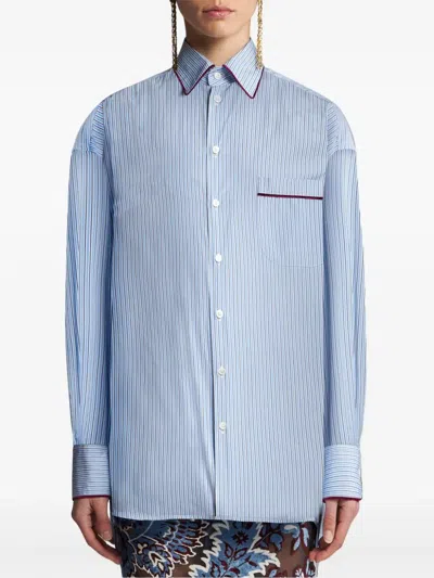 Etro Striped Long-sleeved Shirt