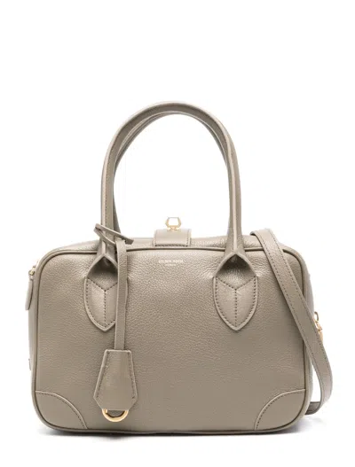 Golden Goose Zipped Khaki Tote Bag