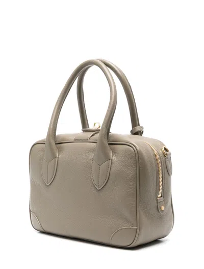 Golden Goose Zipped Khaki Tote Bag