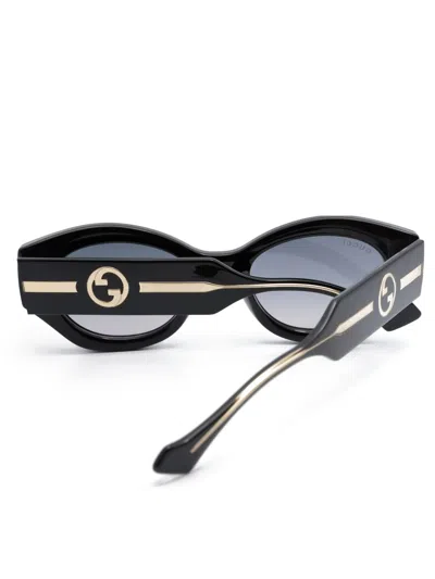 Shop Gucci Eyewear Oval Sunglasses