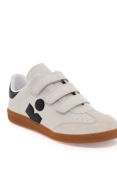 Shop Isabel Marant Beth Leather Sneakers