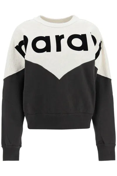 Shop Isabel Marant Étoile Isabel Marant Etoile Houston Sweatshirt With Flocked Logo