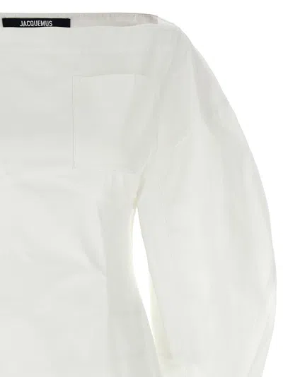 Jacquemus La Casaco Long Sleeve Cotton Shirtdress