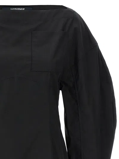 Jacquemus Shirt Dress Featuring Adjustable Belt