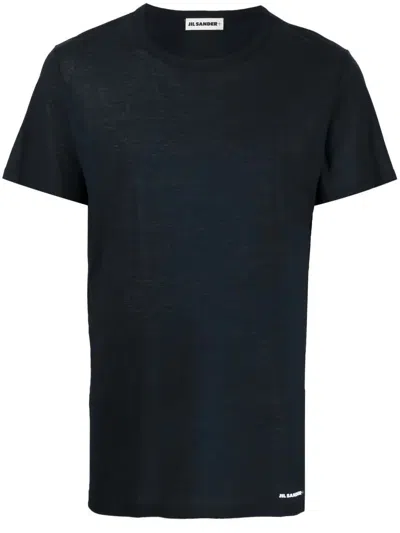 Jil Sander Man T-shirt Midnight Blue Size Xl Cotton