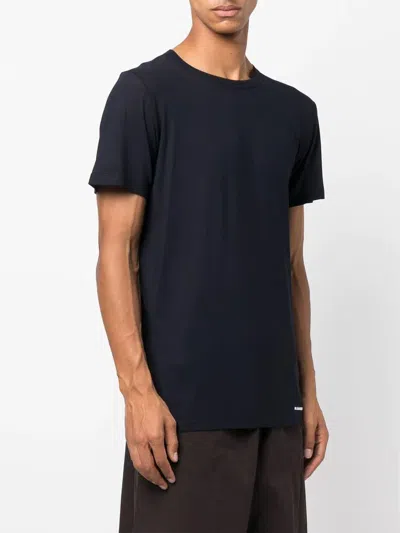 Jil Sander Man T-shirt Midnight Blue Size Xl Cotton