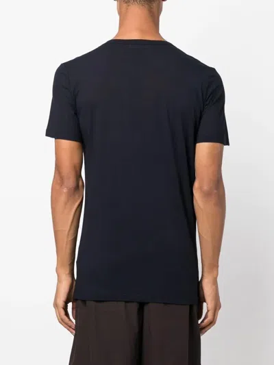 Jil Sander Man T-shirt Midnight Blue Size Xl Cotton