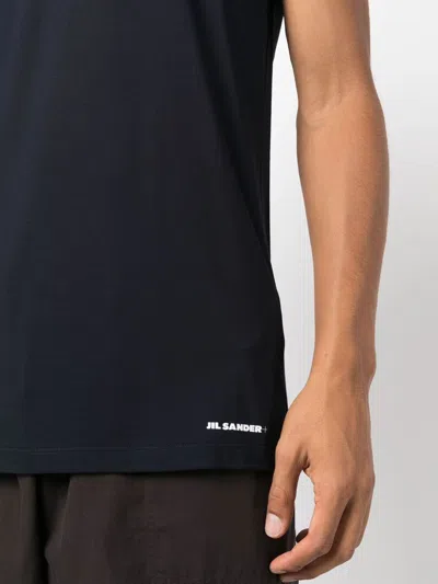 Jil Sander Man T-shirt Midnight Blue Size Xl Cotton