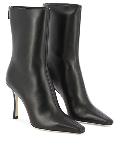Jimmy Choo Agathe 100 Ankle Boots Black