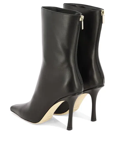 Jimmy Choo Agathe 100 Ankle Boots Black