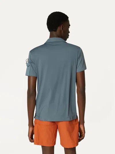 K-way Collared Polo Shirt Short Sleeves In Neutral