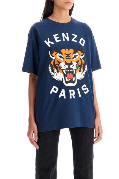 Shop Kenzo Lucky Tiger Crew Neck T Shirt