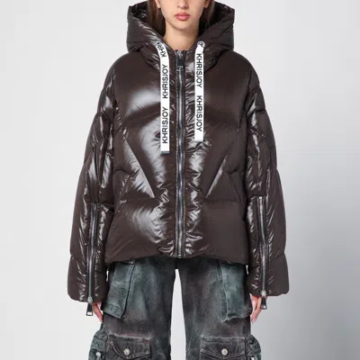 Khrisjoy Iconic Milano Down Jacket In Shiny Nylon
