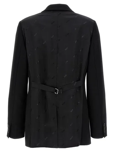 Moschino Single-breasted Blazer With Martingale Detail