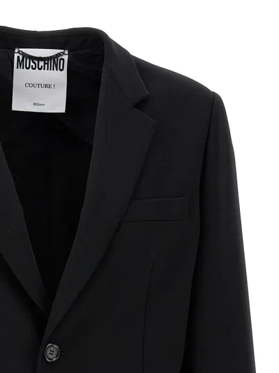Moschino Single-breasted Blazer With Martingale Detail