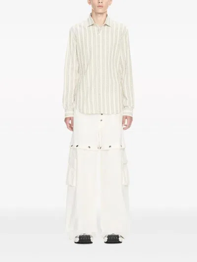 Off-white Convertible Logo-embroidered Cargo Jeans