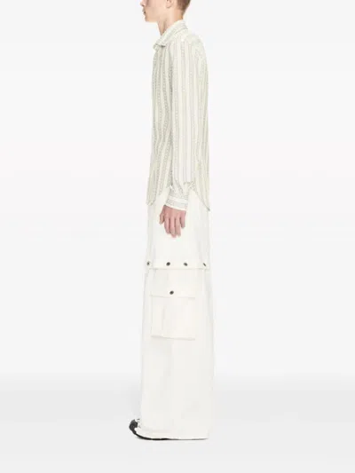 Off-white Convertible Logo-embroidered Cargo Jeans