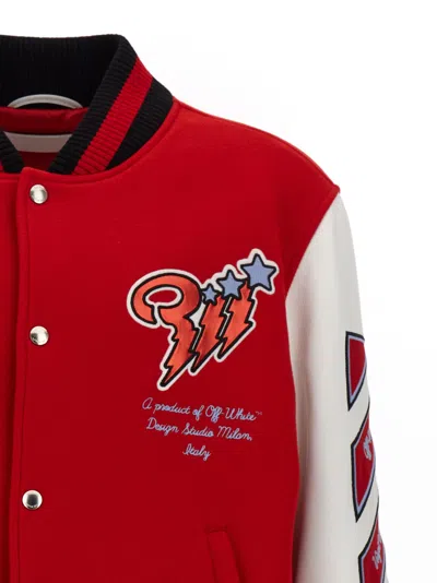 Off-white Off White 'varsity' Bomber Jacket