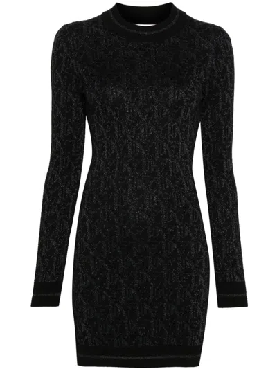 Palm Angels Monogram-jacquard Mini Dress