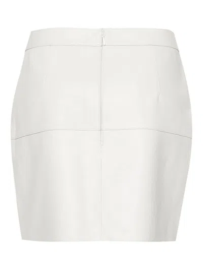 P.a.r.o.s.h Parosh Leather Mini Skirt
