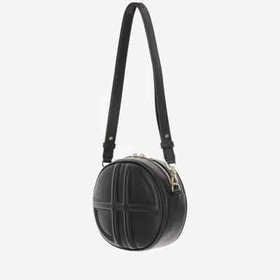 Patou Black Leather Le Jp Shoulder Bag
