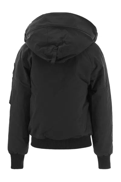 Canada Goose Chilliwack - Hooded Bomber Jacket In Black