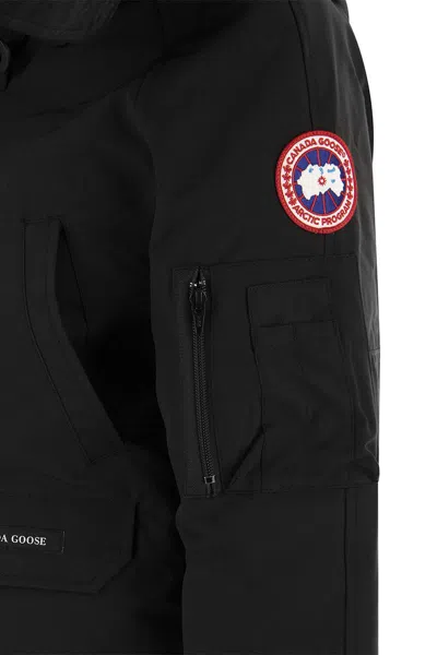 Canada Goose Chilliwack - Hooded Bomber Jacket In Black